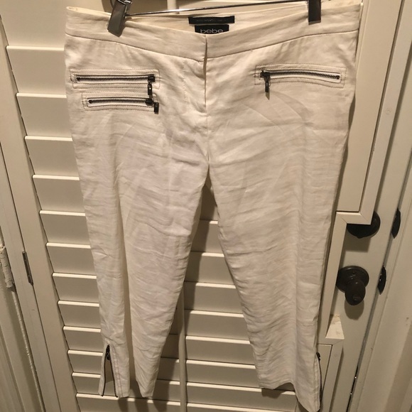 Bebe 3/4 Straight Leg Pants Size 8 - Picture 1 of 3